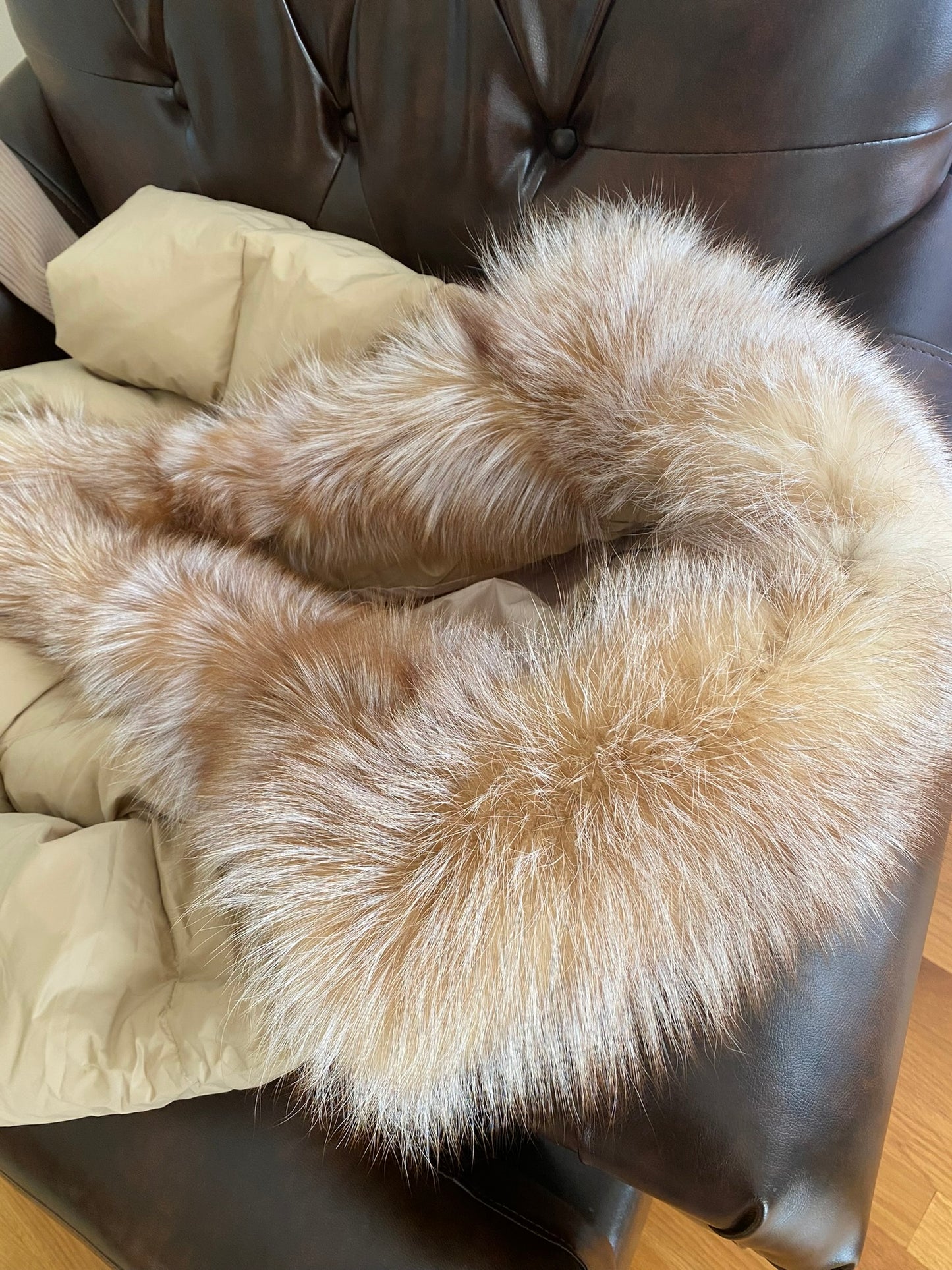Chaqueta de piel natural