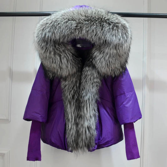 Chaqueta de piel natural para mujer