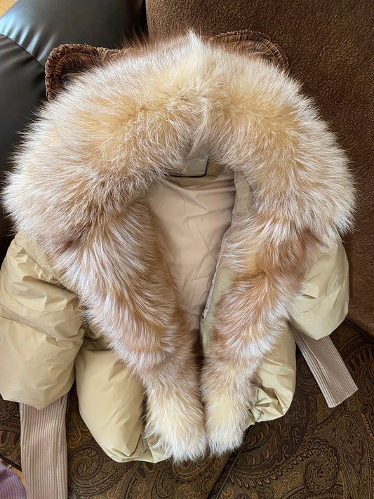 Chaqueta de piel natural